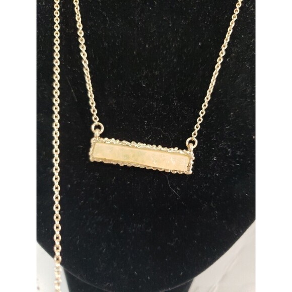 Laura Ford Dounle Necklace 17" Total Adjustable Drop. - Picture 3 of 14